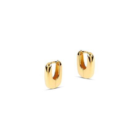 Bella Mini Geometric Gold Earrings