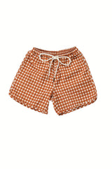 Boys Swim Trunks Sienna Gingham