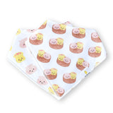 the wee bean organic cotton bandana bibs in dim sum siu mai hargow