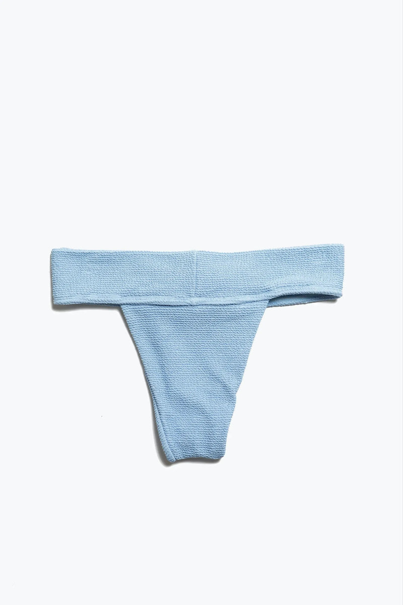 Blue Allium Belted Bikini bottom