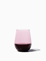 RESERVE 16oz Stemless Wine Color Series Tritan™ Copolyester Glass Blush