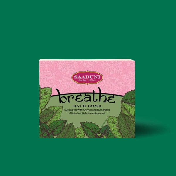 Breathe Bath Bomb - Eucalyptus with Chrysanthemum Petals