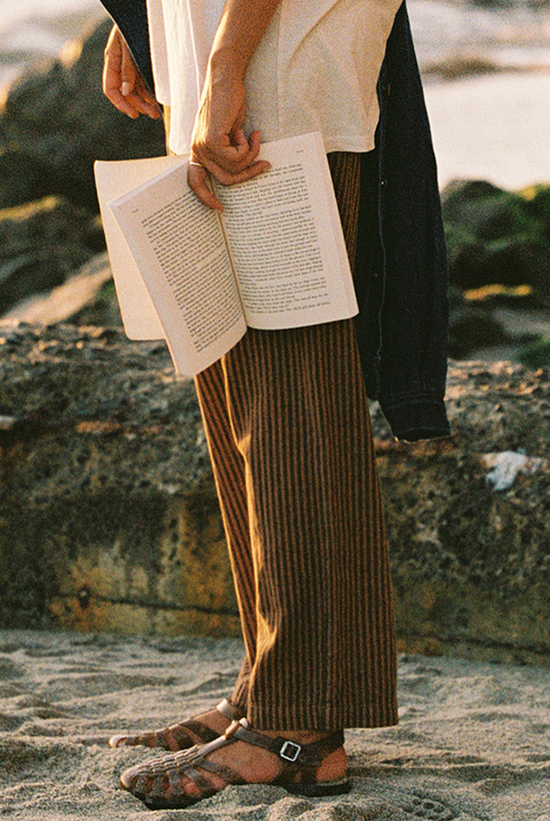 Washed Stripe Trouser