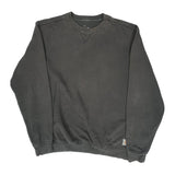 Carhartt Sweatshirt - Large Black Cotton