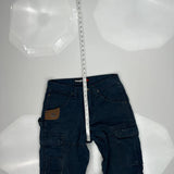 Wrangler Cargo Pants - 32W 30L Dark Wash Cotton