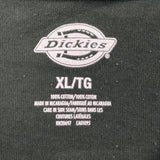 Dickies Henley Long Sleeve T-Shirt - XL Green Cotton