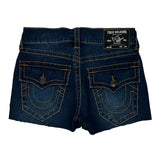 True Religion Mini Denim Shorts - 30W US 4 Dark Wash Denim