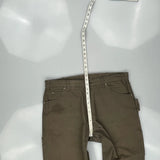 Dickies Carpenter Trousers - 38W 30L Brown Cotton