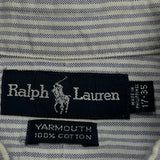 Ralph Lauren Striped Shirt - XL White Cotton