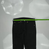 501 Levis Jeans - 32W 29L Black Cotton