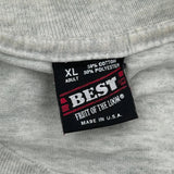 Ethnic Festival 1993 Fruit Of The Loom Single Stitch T-Shirt - XL Grey Cotton Blend