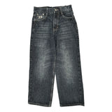 Age 10 Fubu Graphic Jeans - Medium Dark Wash Cotton