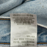 Levis Jeans - 30W 30L Light Wash Cotton