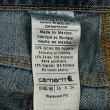 Carhartt Jeans - 36W 34L Blue Cotton Blend