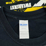 Wwe Nxt Australia 2016 Gildan Graphic T-Shirt - Medium Black Cotton