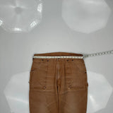 Dickies Carpenter Trousers - 34W 30L Brown Cotton