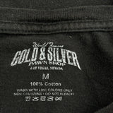 Richard Sr. Gold & Silver Graphic T-Shirt - Medium Black Cotton
