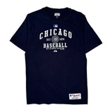 Chicago Cubs Majestic Mlb T-Shirt - Medium Navy Cotton
