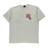 Screen Stars Graphic T-Shirt - XL White Cotton Blend