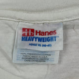Single Stitch Paul Henderson Hanes Graphic T-Shirt - XL Red Cotton