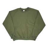 Gildan Sweatshirt - XL Green Cotton Blend