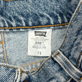 Age 7 Levis Jeans - Small Blue Cotton