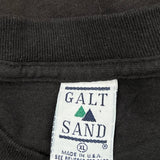 Single Stitch Missouri Galt Sand College T-Shirt - XL Black Cotton