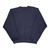 Made In USA Russell Athletic Spellout Sweatshirt - XL Navy Cotton Blend