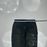 Carhartt Carpenter Trousers - 32W 31L Black Cotton