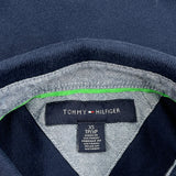 Tommy Hilfiger Checked Polo Shirt - XS Navy Cotton