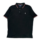 Polo By Ralph Lauren Slim Fit Polo Shirt - XL Black Cotton