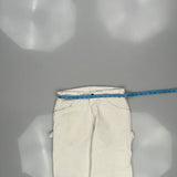 Dickies Carpenter Trousers - 30W 30L White Cotton