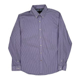 Tommy Hilfiger Slim Fit Shirt - Large Purple Cotton