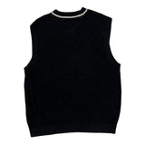 Tommy Hilfiger Sweater Vest - Medium Black Cotton