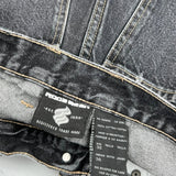 Rocawear Hip Hop Denim Shorts - 34W 13L Grey Cotton