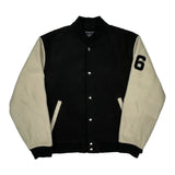 Brooklyn New York Abercrombie & Fitch Varsity Jacket - XL Black Polyester