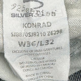 Silver Jeans - 38W 32L Blue Cotton Blend