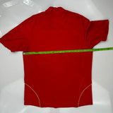 Spain National Team Adidas 2007-09 Home Football Shirt - Large Red Polyester