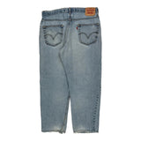 Levis Relaxed Fit Jeans - 36W 28L Light Wash Cotton