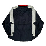 Sports Starter Windbreaker - Large Black Nylon