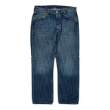 501 Levis Jeans - 34W 30L Blue Denim