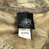 Ace Camo Long Sleeve T-Shirt - XL Camo Cotton