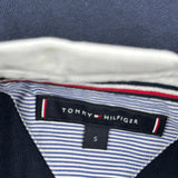 Tommy Hilfiger Rugby Shirt - Small Navy Cotton