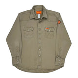 Wrangler Shirt - XL Khaki Cotton