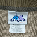 Mickey Mouse Embroidery Disney Polo Shirt - Medium Brown Cotton