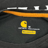 Carhartt T-Shirt - Medium Black Cotton