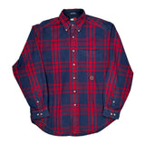Tommy Hilfiger Checked Flannel Shirt - Medium Blue Cotton