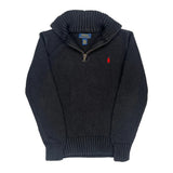 Age 10-12 Polo By Ralph Lauren Polo Shirt - Medium Black Cotton