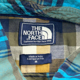 The North Face Checked Flannel Shirt - Medium Green Cotton