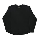 Carhartt Long Sleeve T-Shirt - 2XL Black Cotton